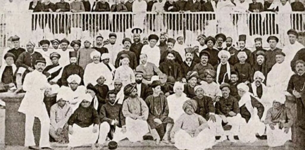 Formation of the Indian National Congress in 1885